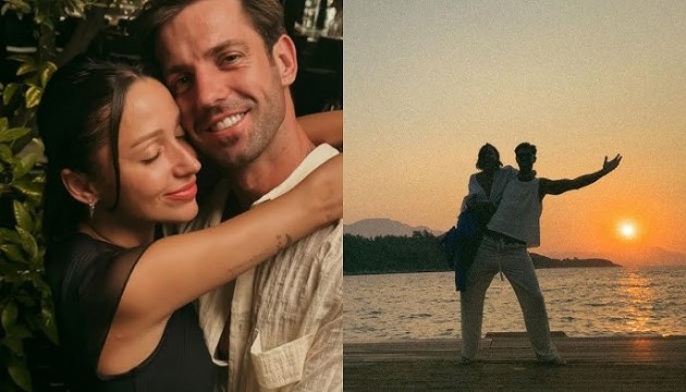 Zeynep Bastık ve Serkay Tütüncü ilişkilerinin birinci yılını kutladı